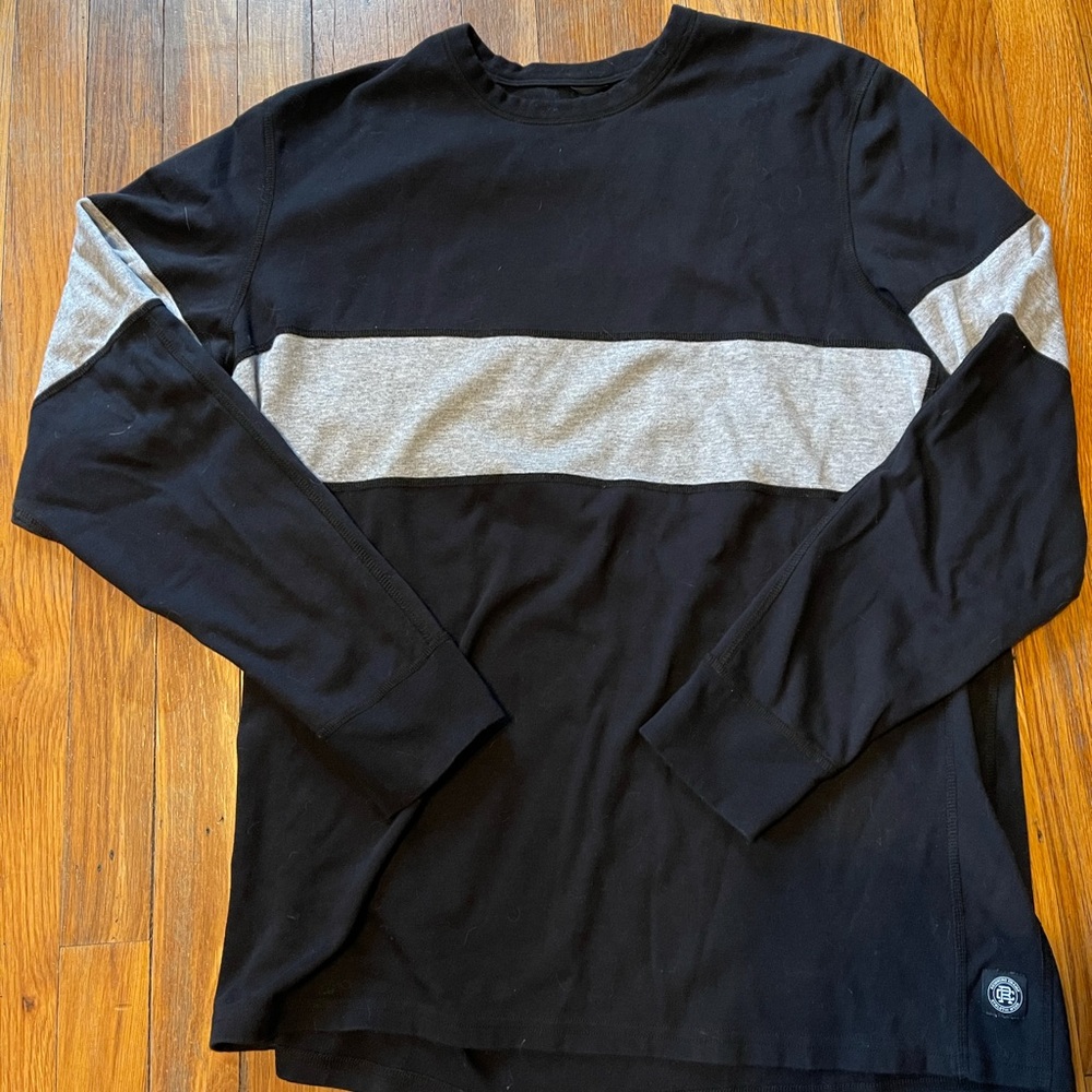 Reigning Champ two tone rugby crewneck